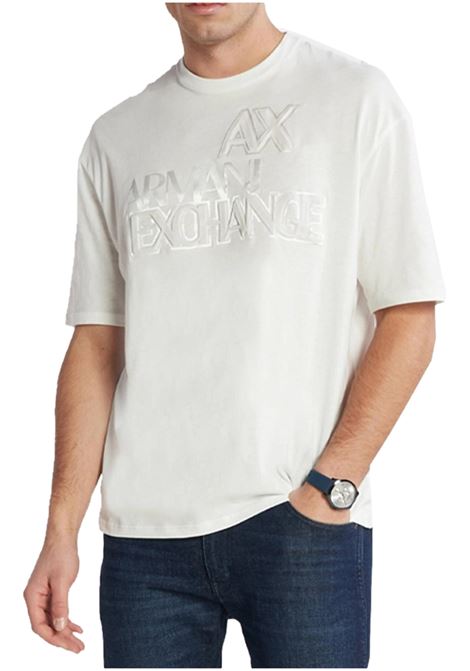 Regular fit jersey T-shirt with prints and appliqués ARMANI EXCHANGE | T-shirt | 3DZTBC ZJ3VZ1116